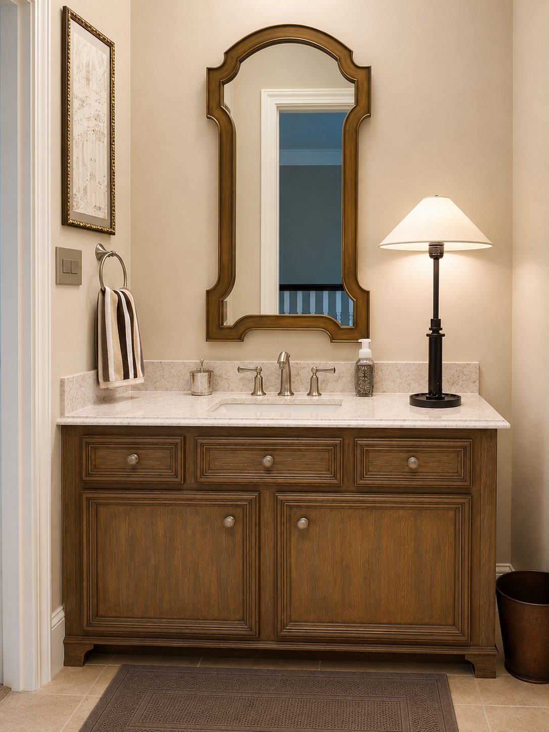 Painted and glazed cabinetry project, photo 10