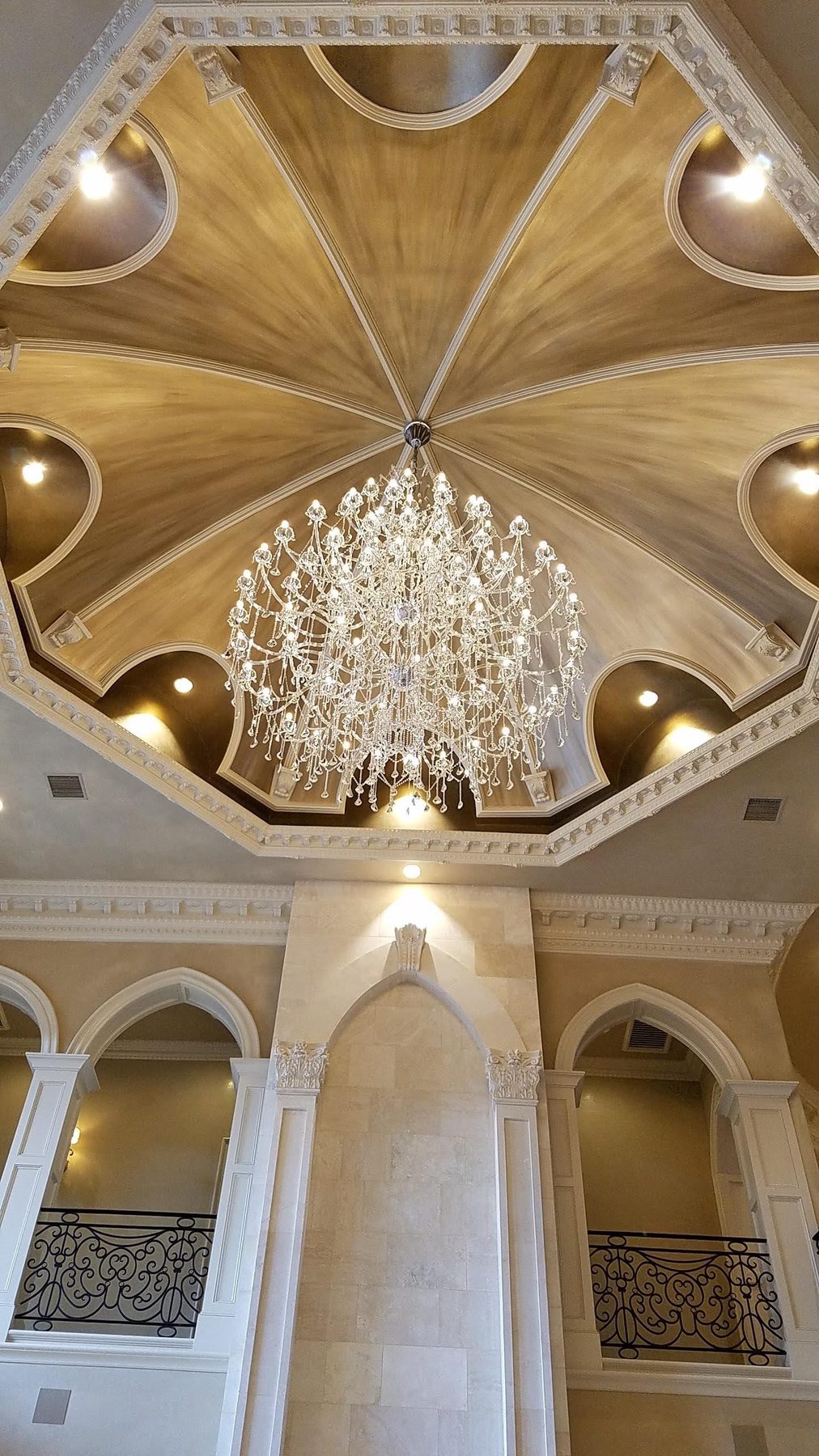 Hand-painted ceiling in a Houston area home, project photo 3