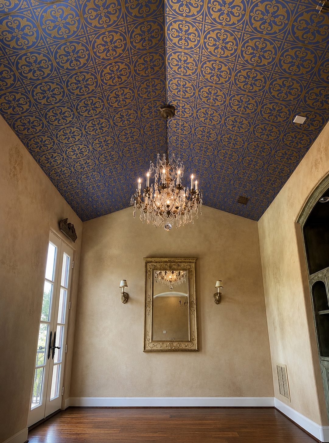 Hand-painted ceiling in a Houston area home, project photo 7