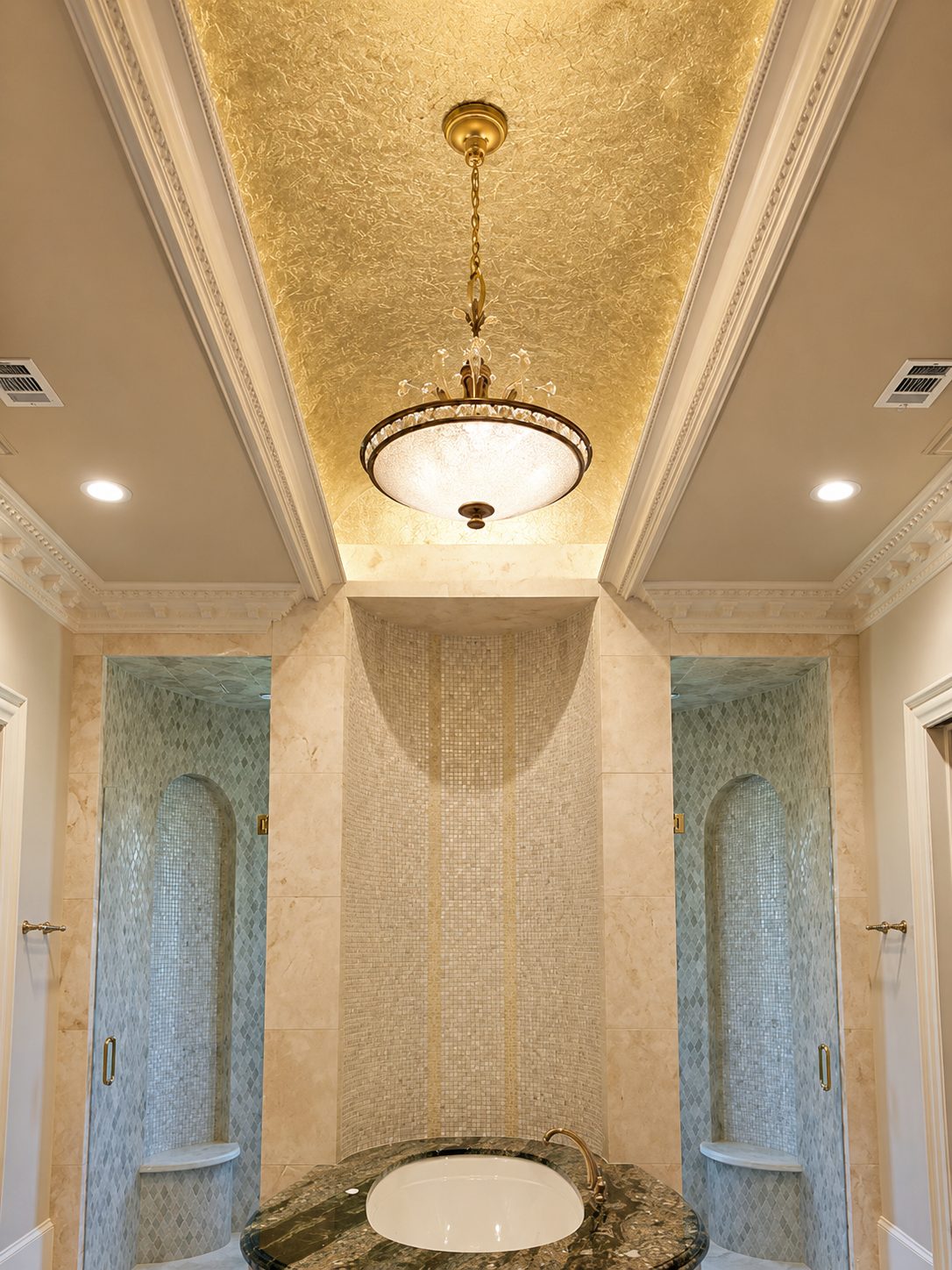 Hand-painted ceiling in a Houston area home, project photo 8