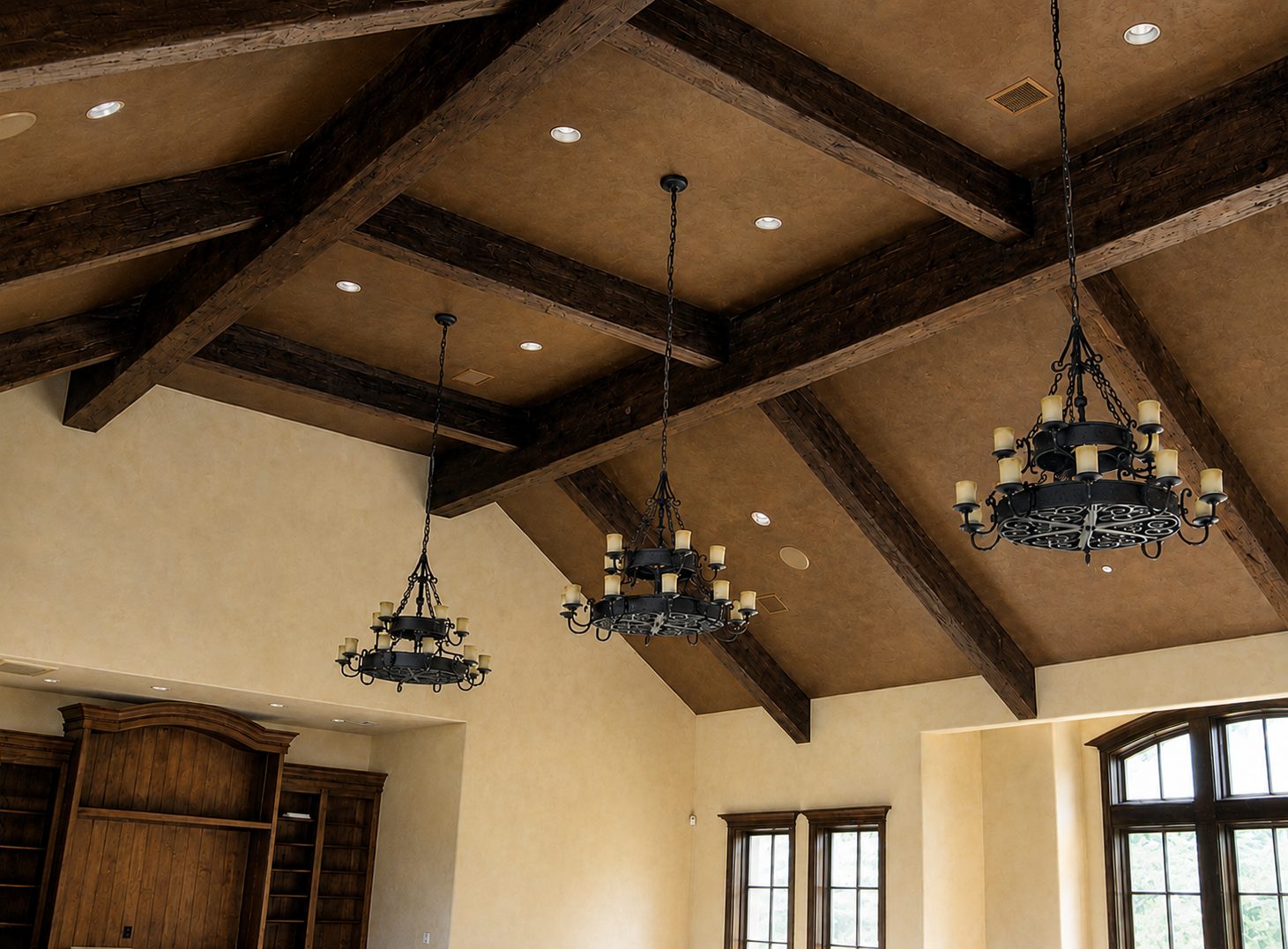 Hand-painted ceiling in a Houston area home, project photo 9