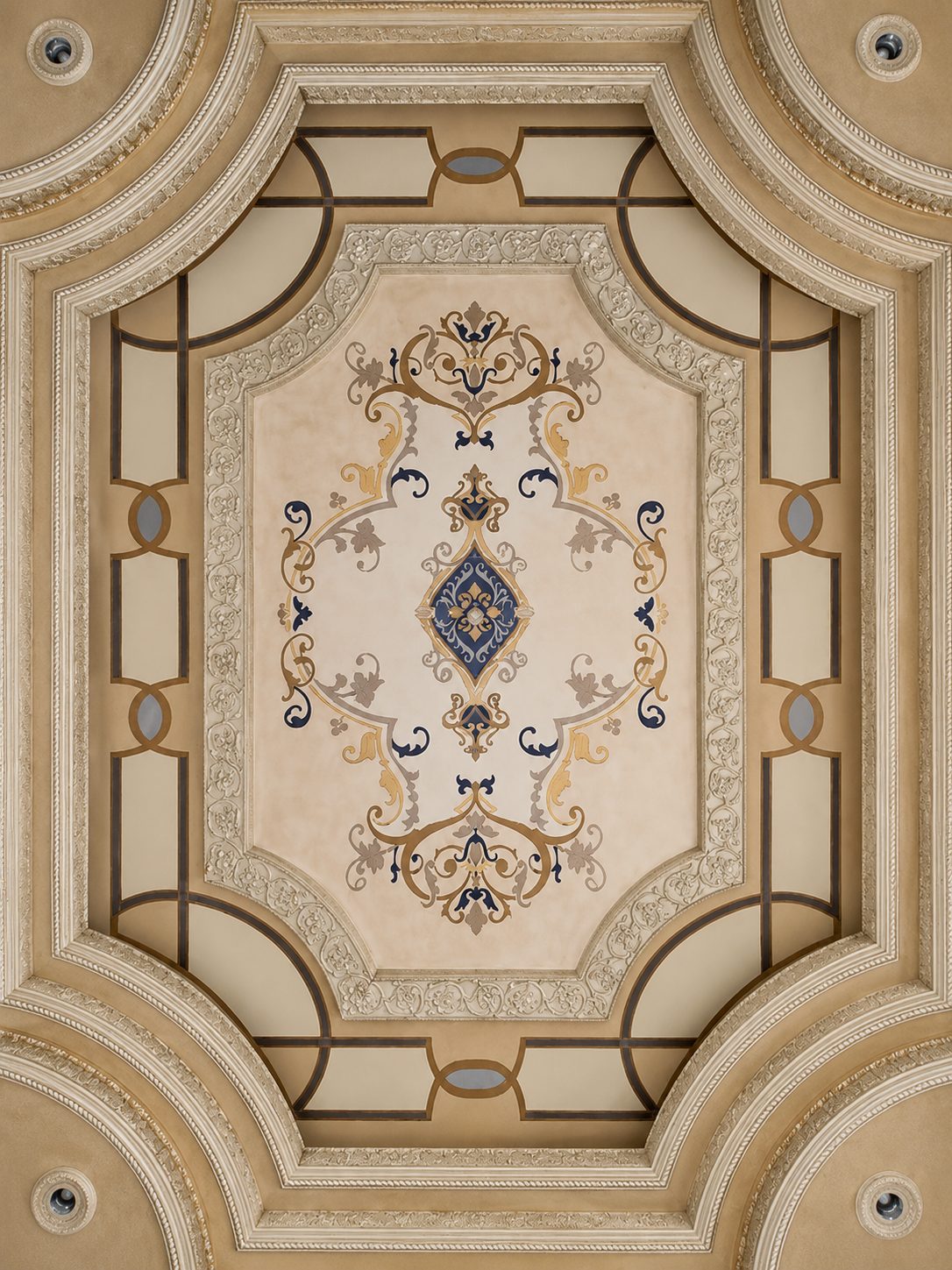 Hand-painted ceiling in a Houston area home, project photo 11
