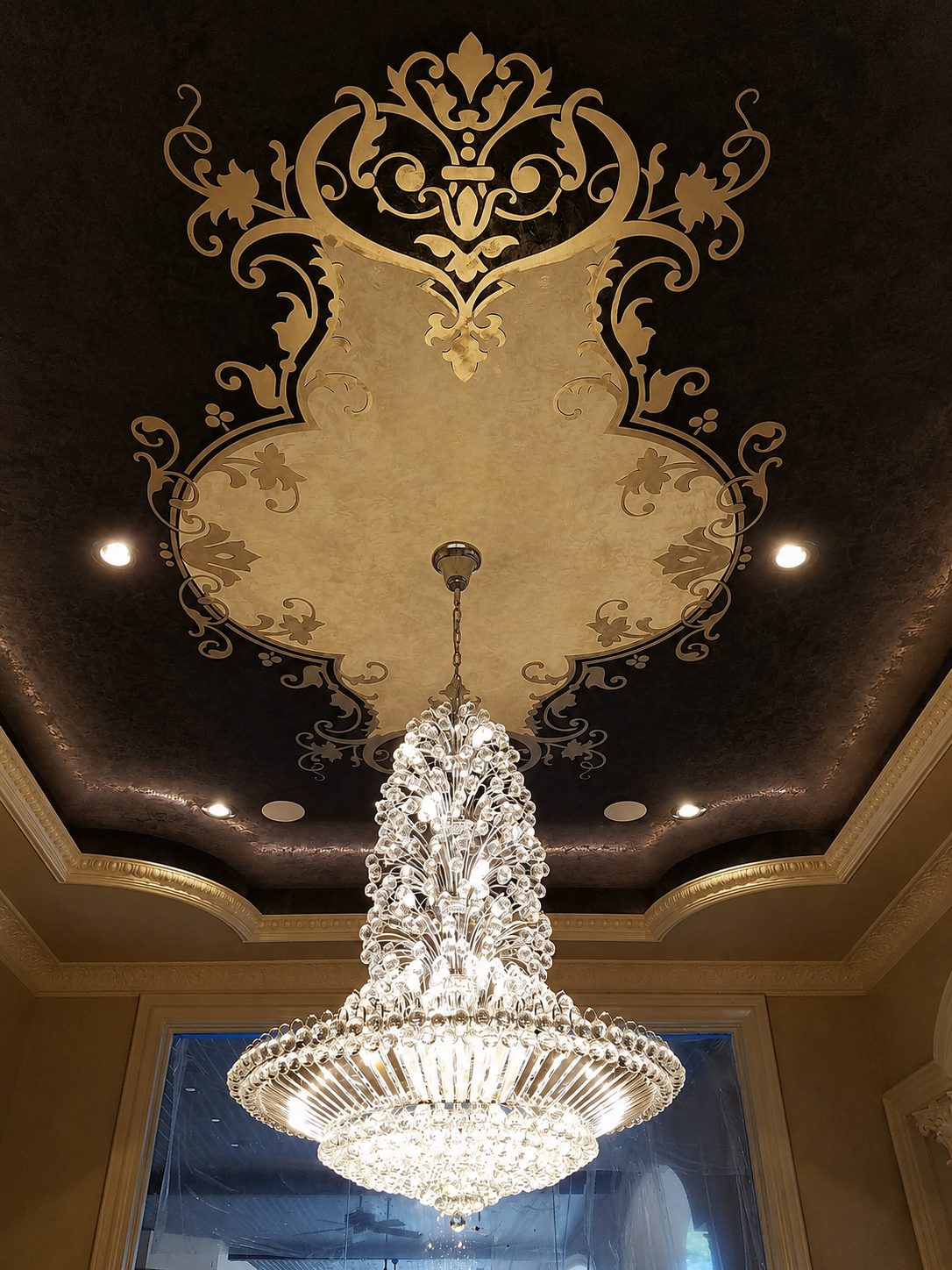 Hand-painted ceiling in a Houston area home, project photo 15