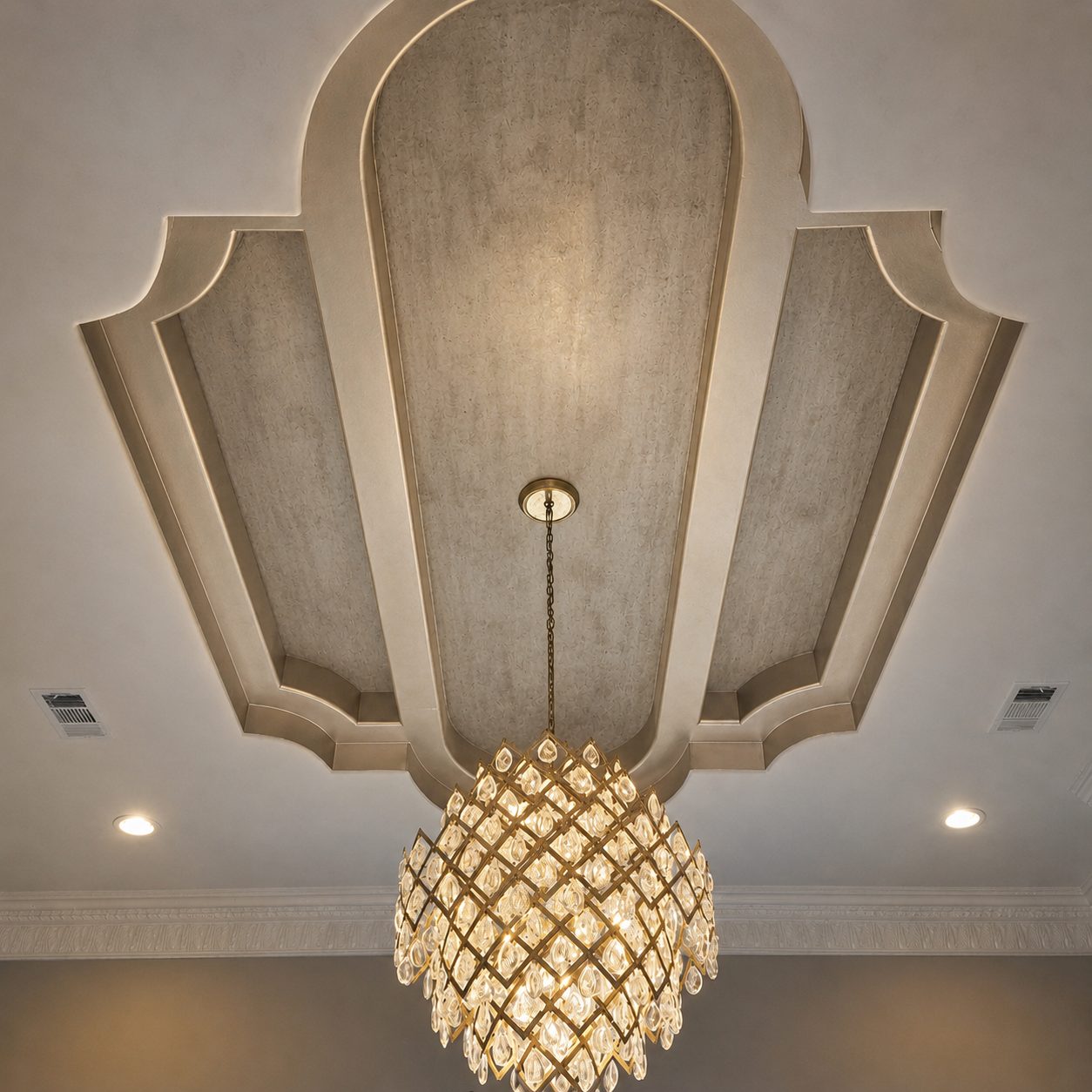 Hand-painted ceiling in a Houston area home, project photo 16