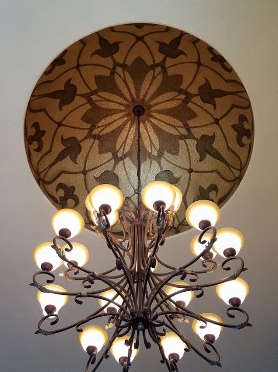 Hand-painted ceiling in a Houston area home, project photo 22