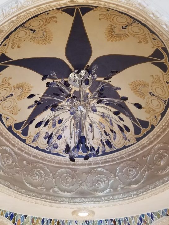 Hand-painted ceiling in a Houston area home, project photo 23