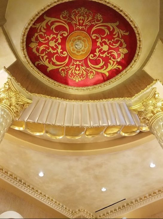 Hand-painted ceiling in a Houston area home, project photo 25