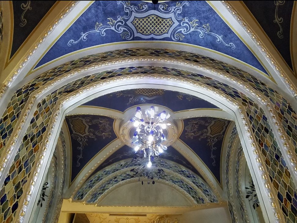 Hand-painted ceiling in a Houston area home, project photo 26