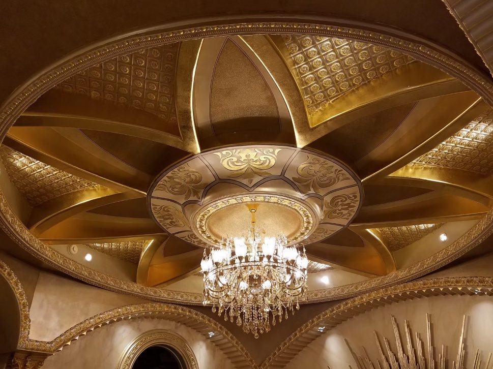 Hand-painted ceiling in a Houston area home, project photo 27