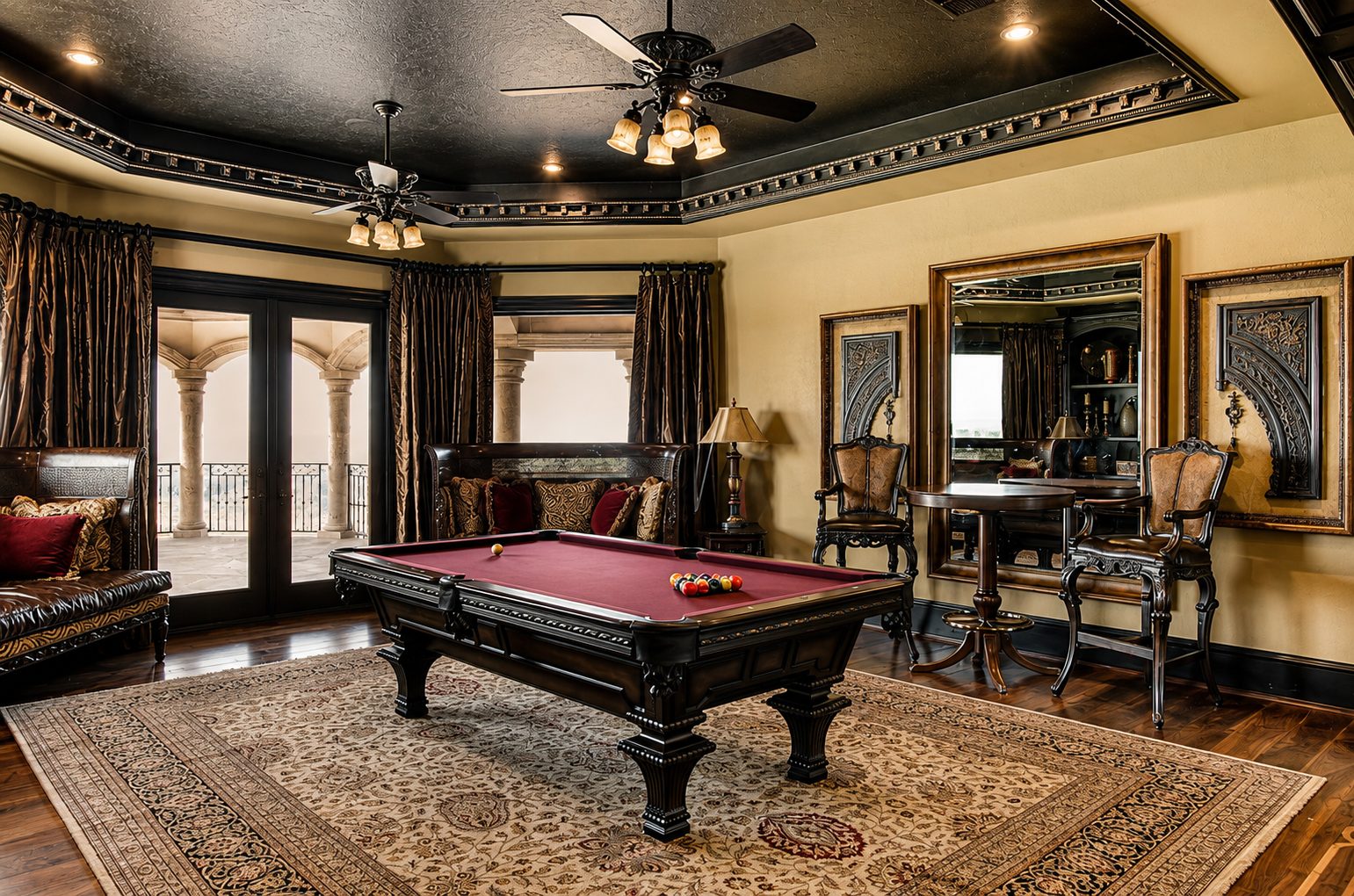 Hand-painted ceiling in a Houston area home, project photo 33