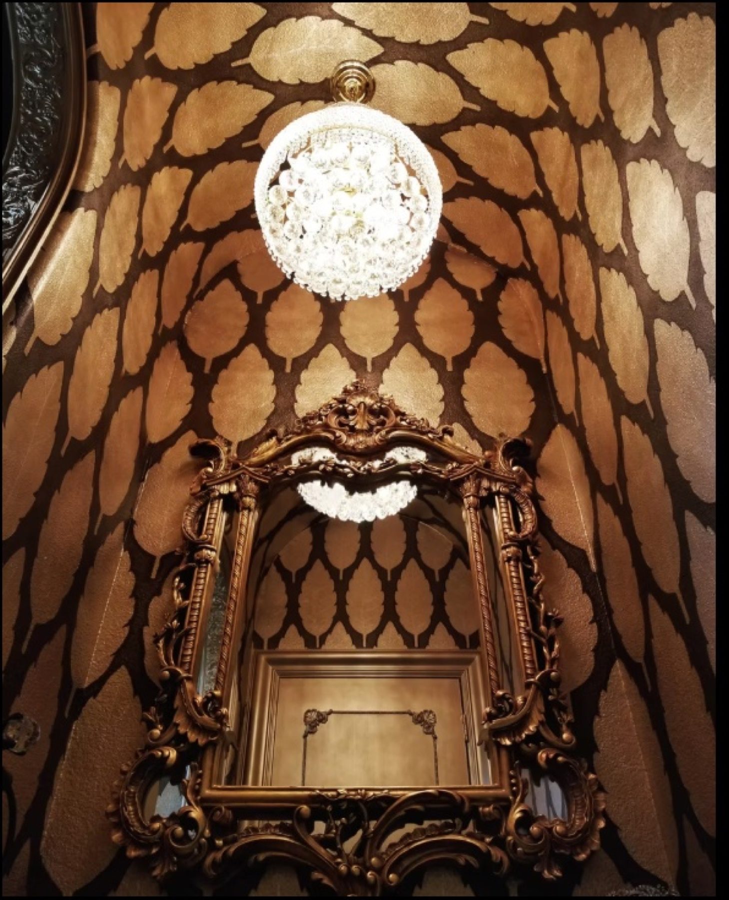 Hand-painted mural and decorative plaster room finish, project photo 41