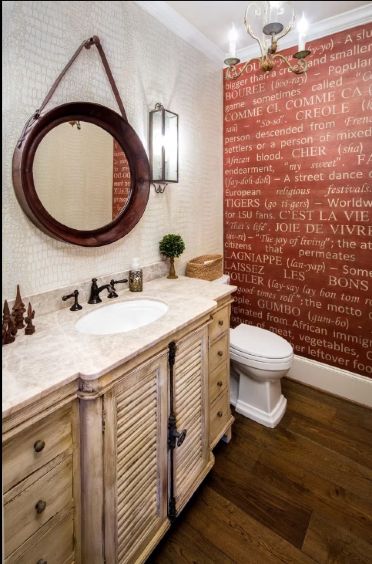 Hand-painted mural and decorative plaster room finish, project photo 46