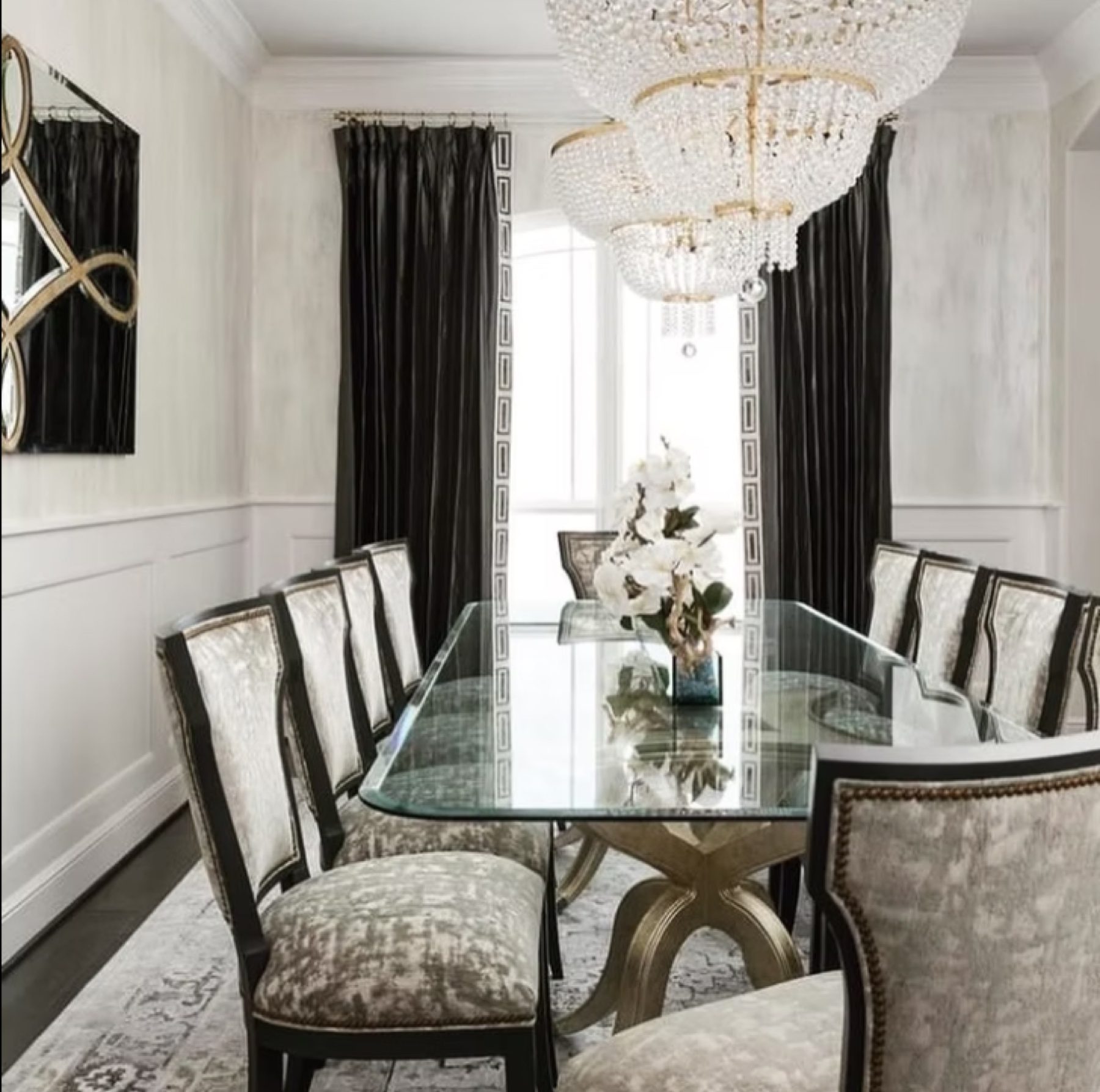 Hand-painted mural and decorative plaster room finish, project photo 55