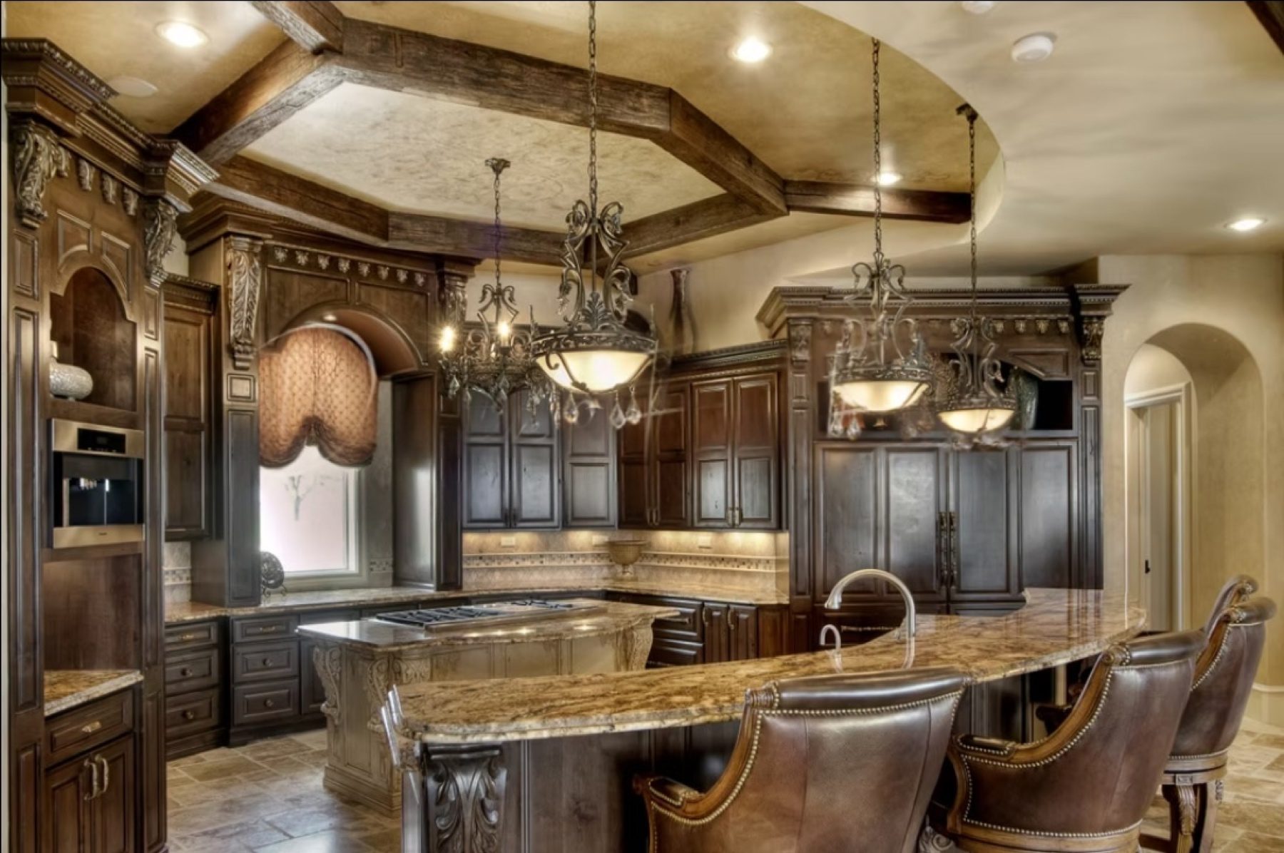 Hand-painted mural and decorative plaster room finish, project photo 66