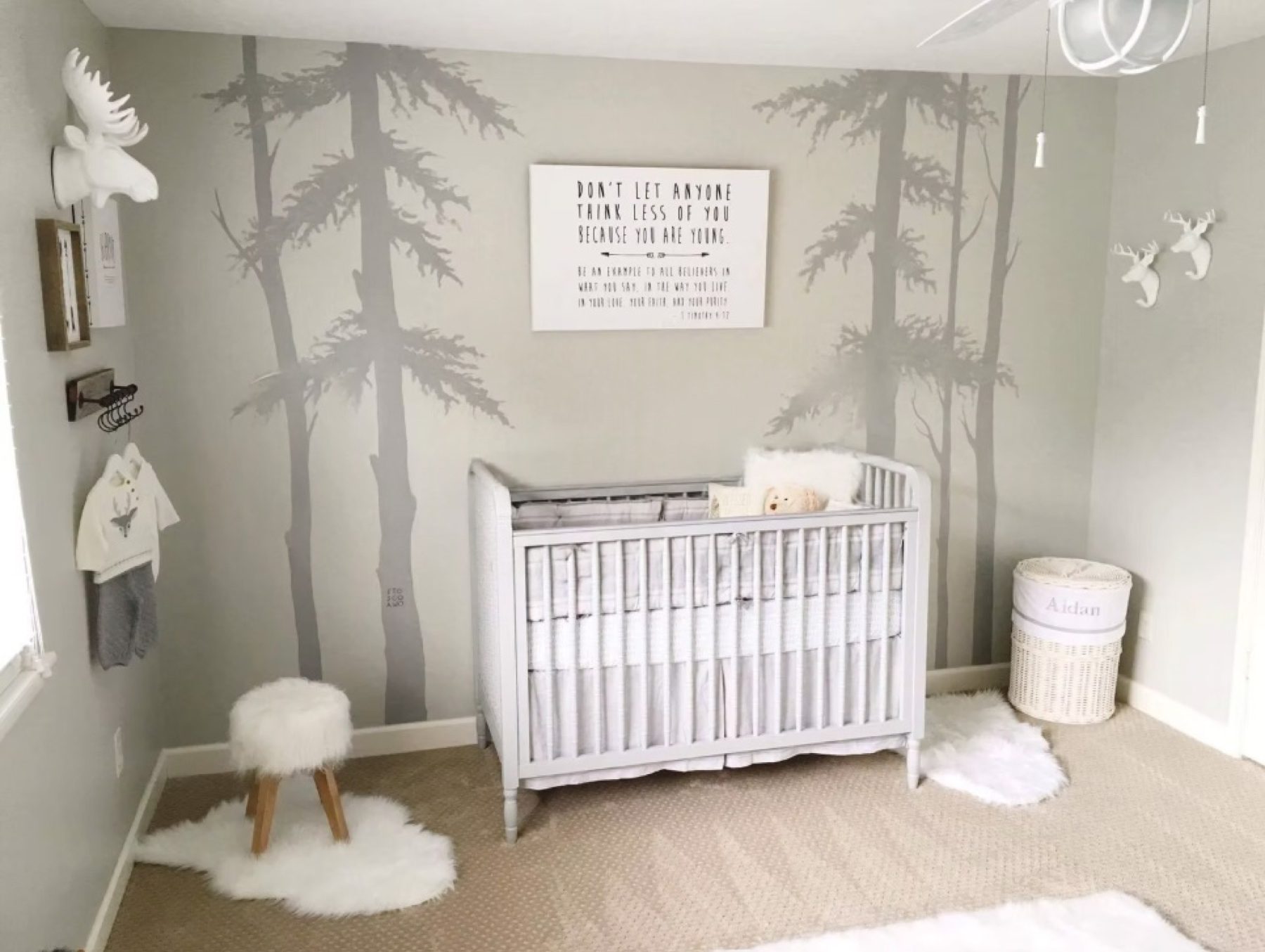 Hand-painted mural and decorative plaster room finish, project photo 71