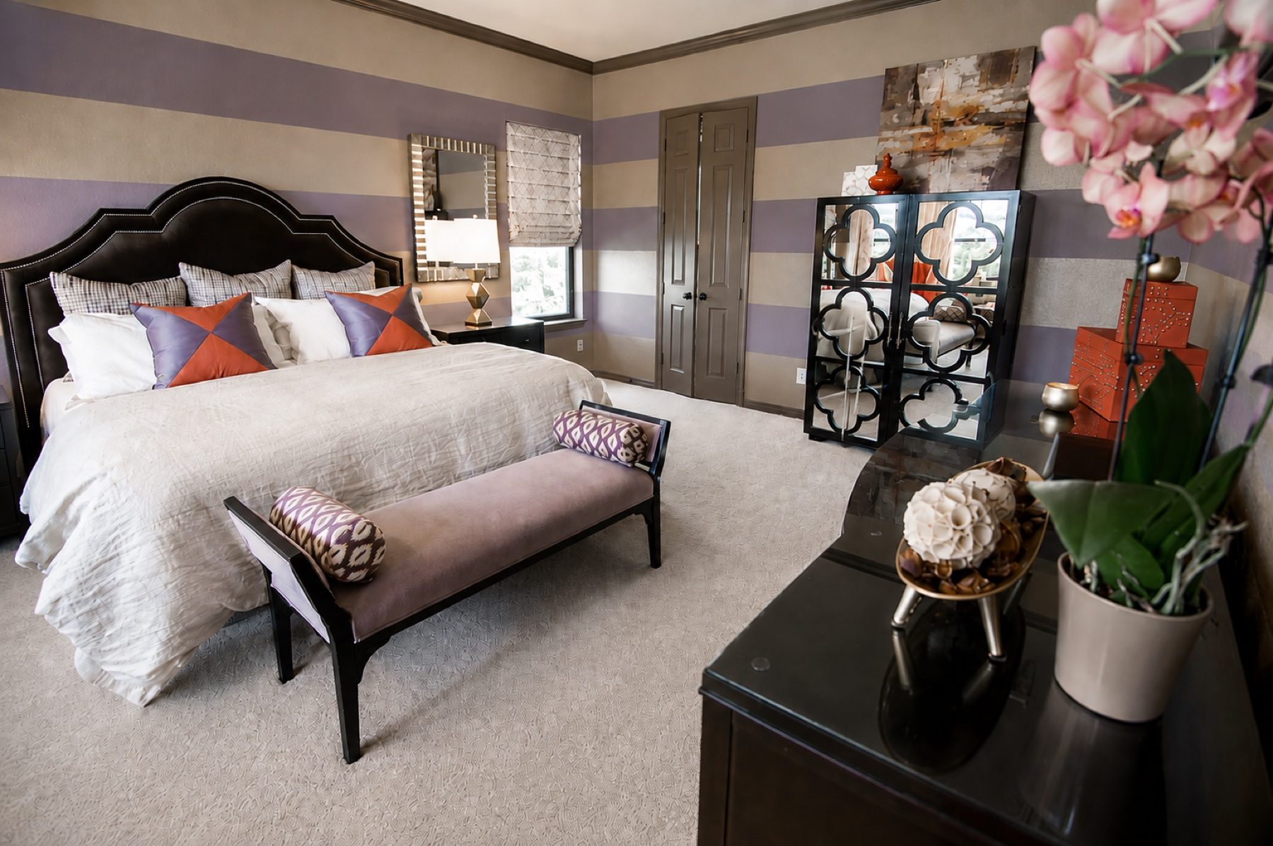 Hand-painted mural and decorative plaster room finish, project photo 93