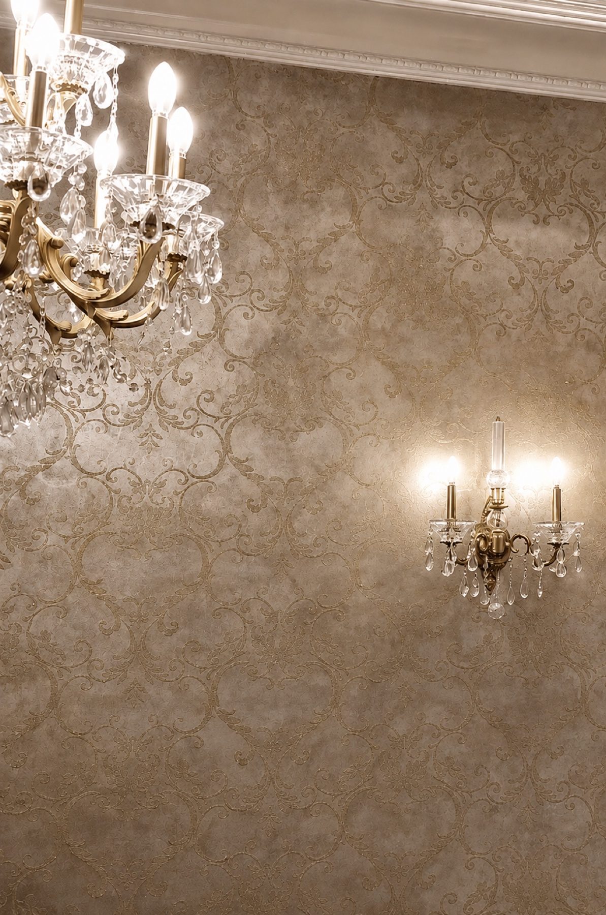 Hand-painted mural and decorative plaster room finish, project photo 95