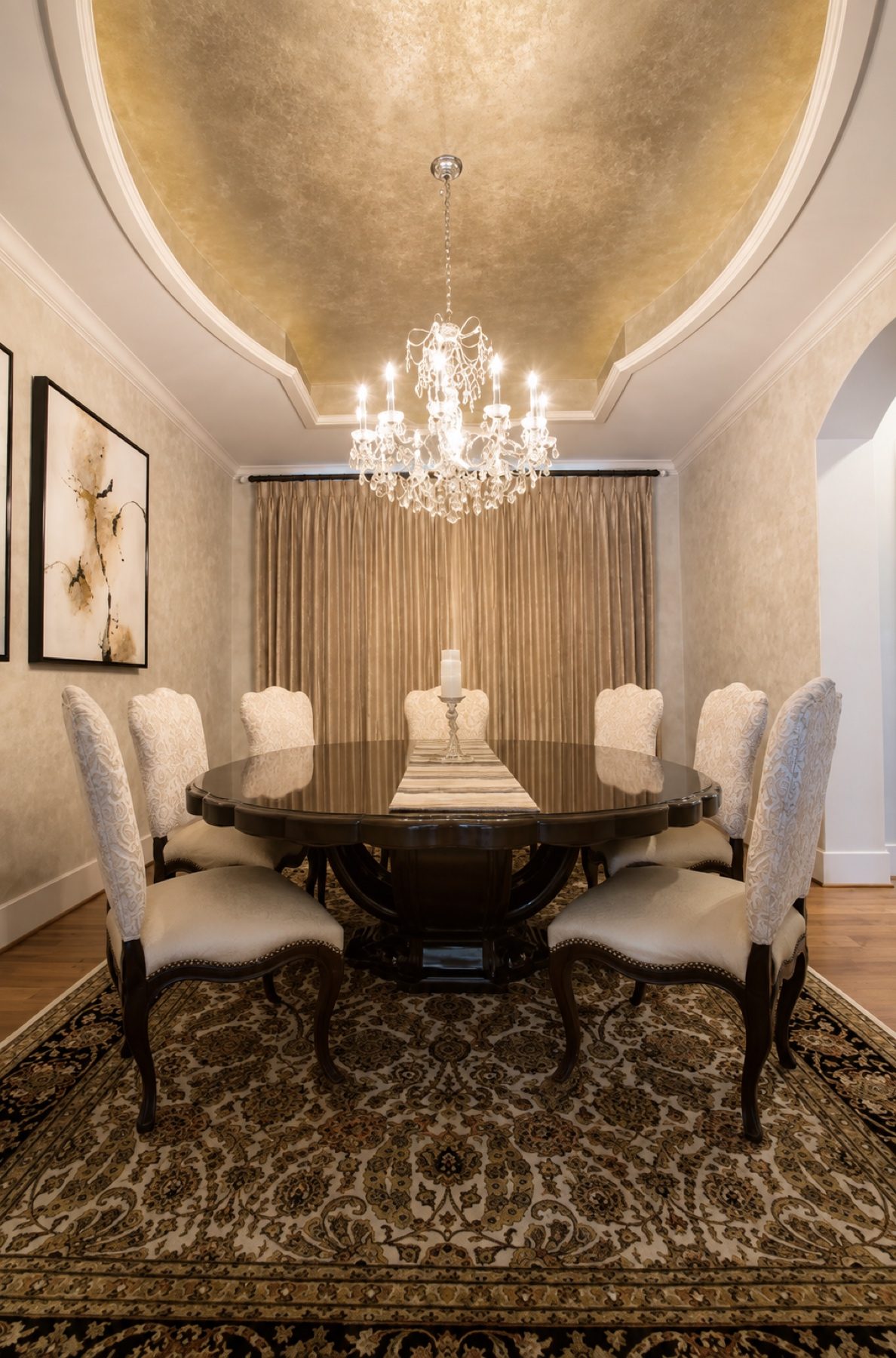 Venetian and Italian decorative plaster wall finished by hand, project photo 7
