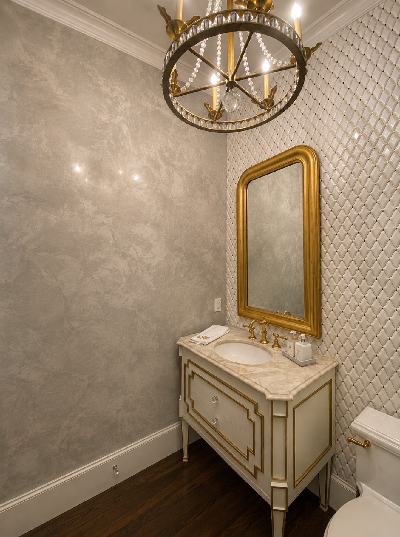 Venetian and Italian decorative plaster wall finished by hand, project photo 8