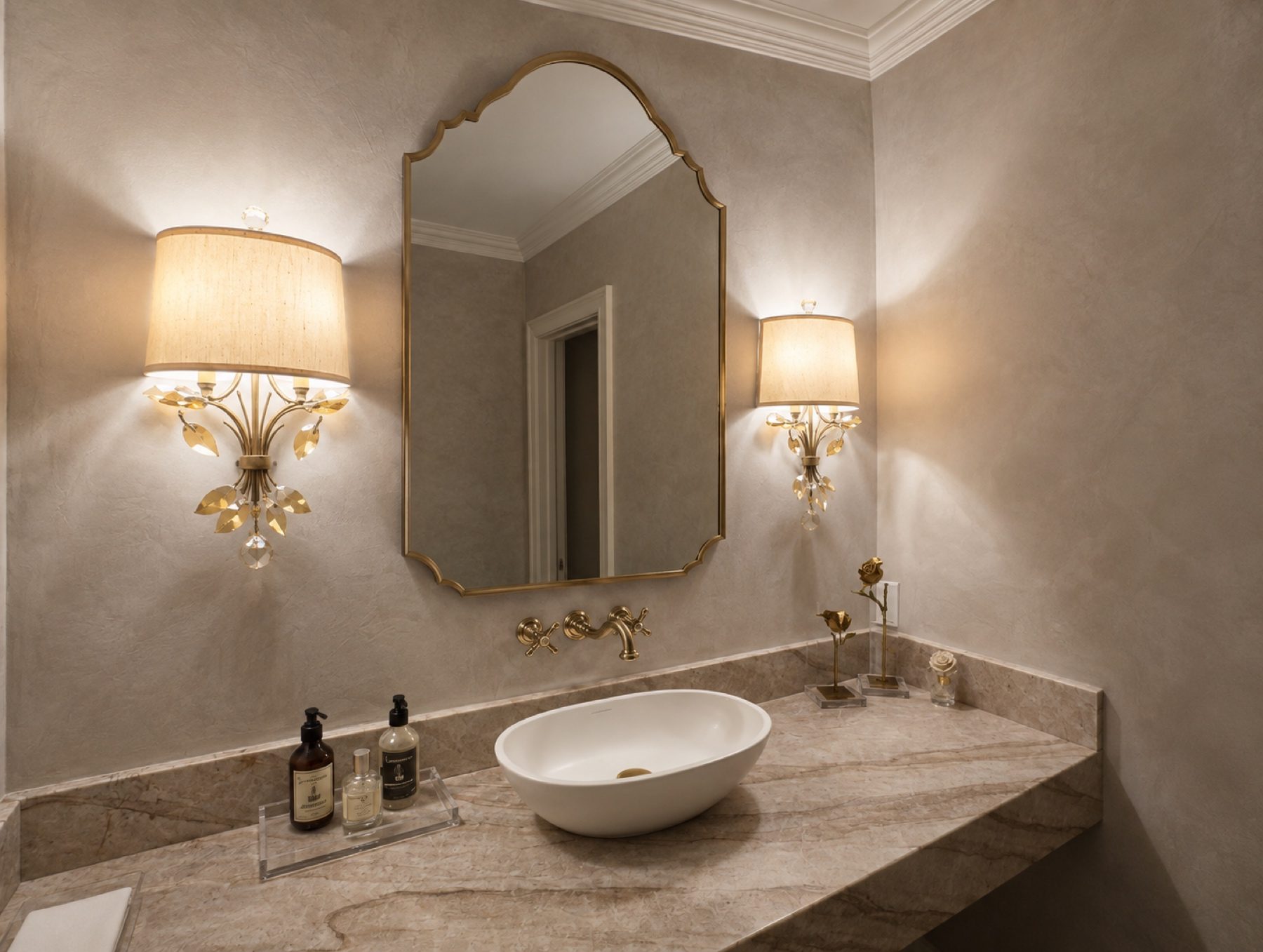 Venetian and Italian decorative plaster wall finished by hand, project photo 22