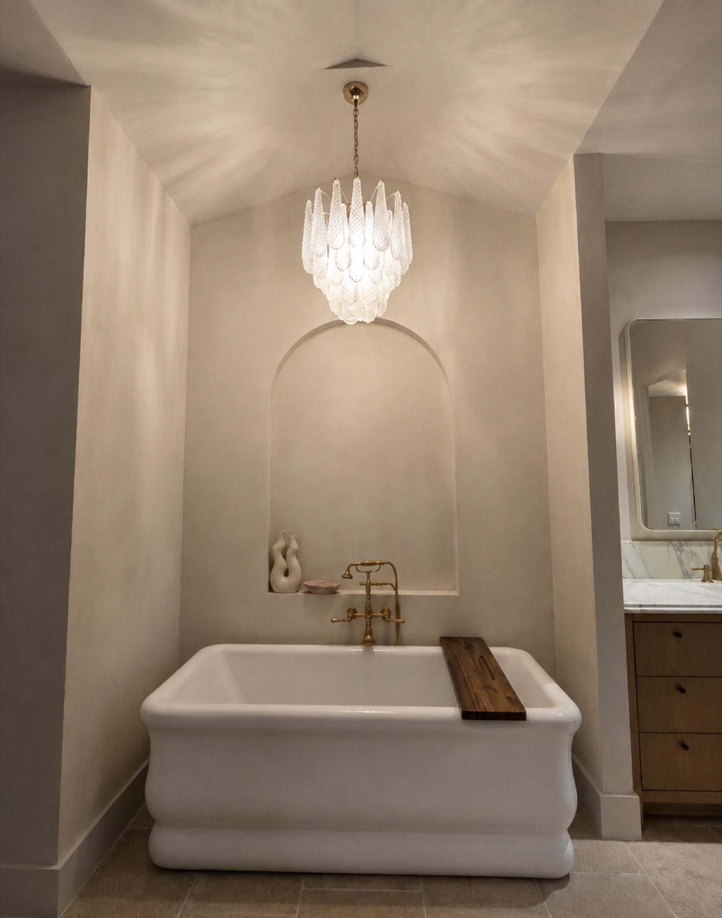 Venetian and Italian decorative plaster wall finished by hand, project photo 49