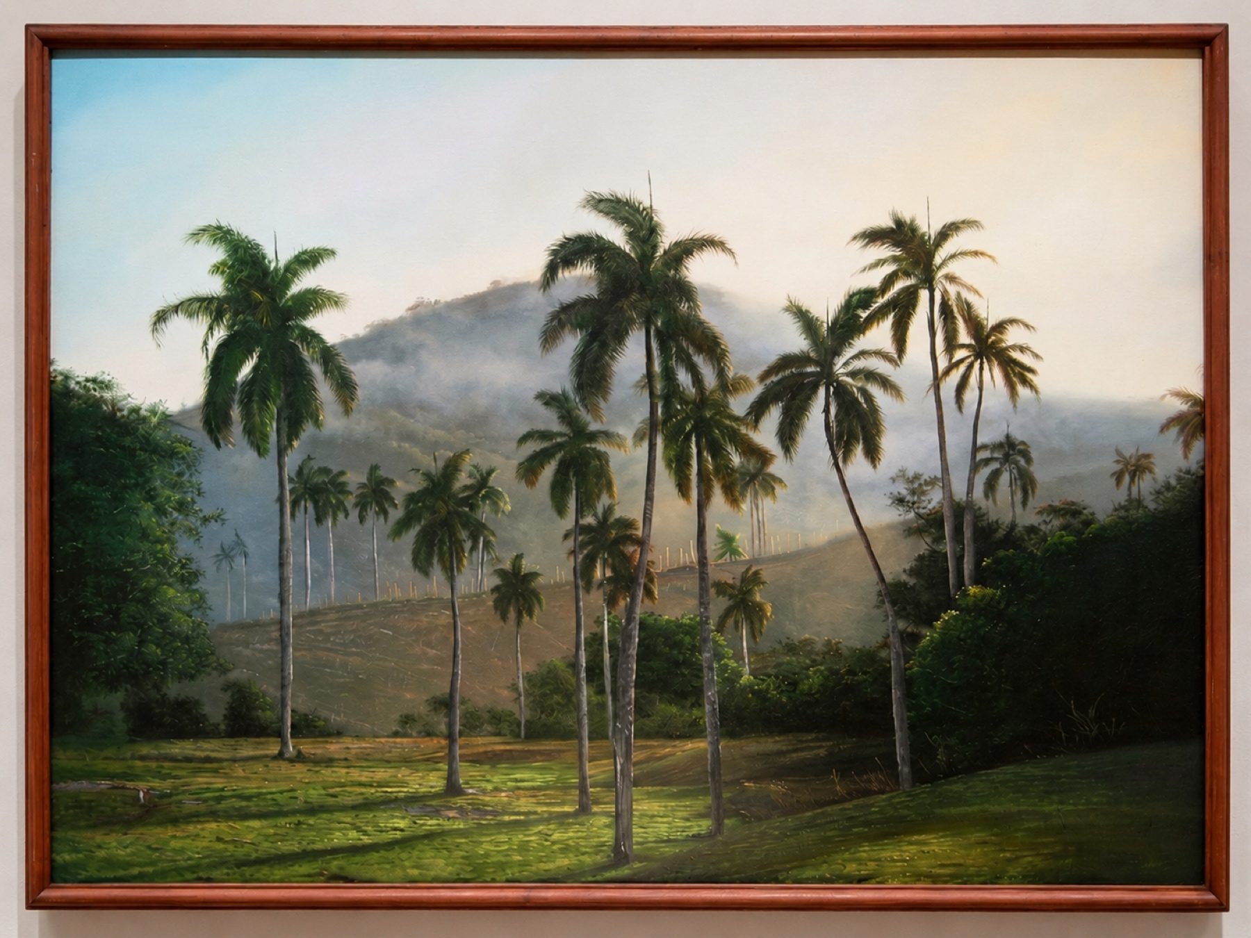 Framed original landscape painting, hand-painted specialty art by Decorative and Faux Finishes