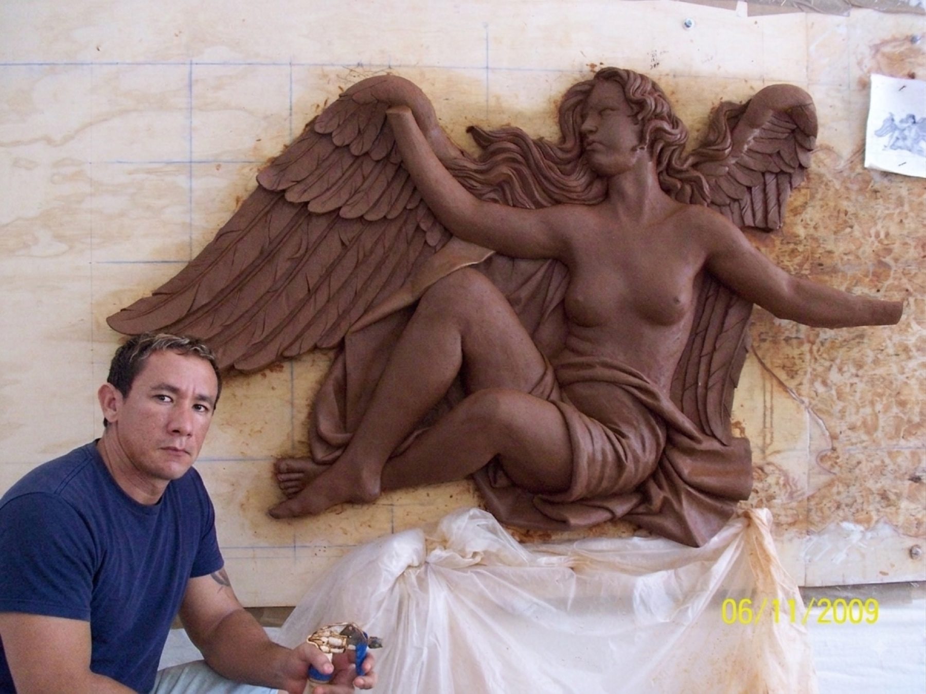 Original hand-sculpted and hand-painted specialty art by Decorative and Faux Finishes, project photo 9
